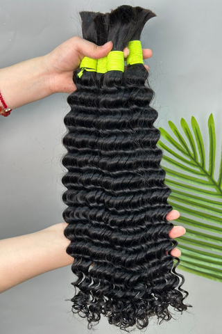 Bundled Pure Virgin Italy Curly / 100 grams (HUMAN HAIR BULK)