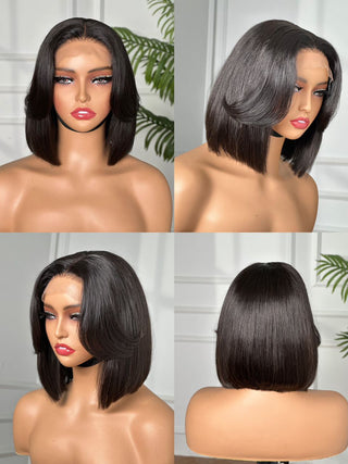 Nova Sleek Bob™ – 10″ 4×4 Lace Closure Wig